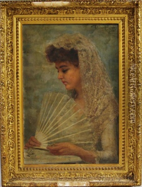 The Bride Oil Painting - Hugo Breul