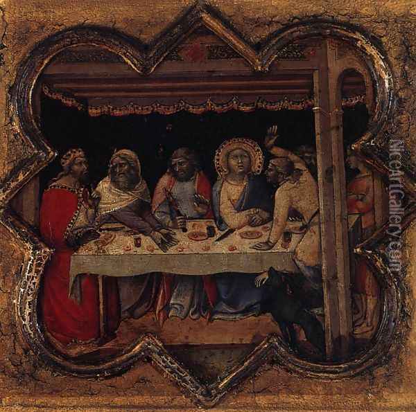 Scenes from the Life of St Thomas (3) 1362 Oil Painting - Luca Di Tomme
