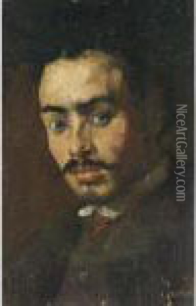 A Portrait Of A Man Oil Painting - Floris Arntzenius