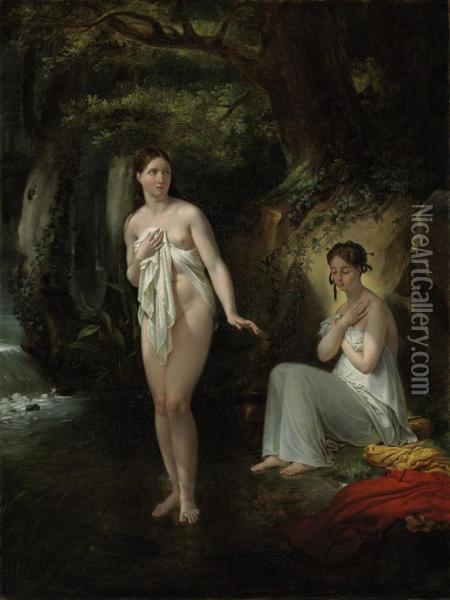 La Source Oil Painting - Merry Joseph Blondel
