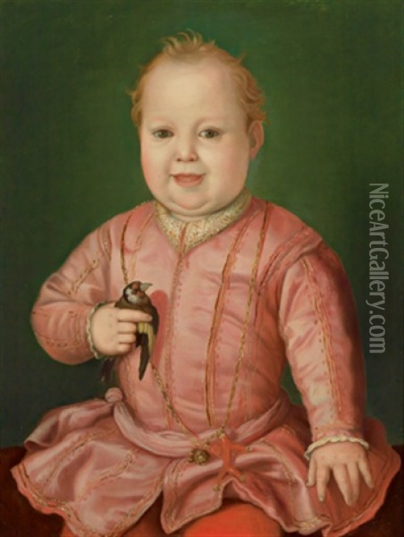 Ritratto Di Giovanni De Medici All'eta Di Due Anni Oil Painting -  Bronzino