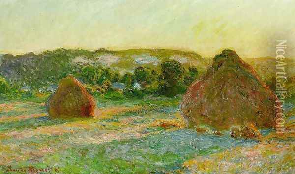 Wheatstacks Oil Painting - Claude Oscar Monet