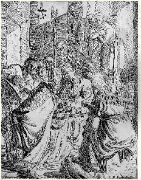 La Circoncision. 1626. Oil Painting - Rembrandt Van Rijn