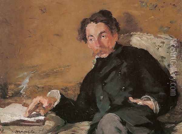 Stephane Mallarme Oil Painting - Edouard Manet