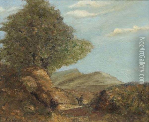 Paysage D'isere Oil Painting - Armand Th. Cassagne