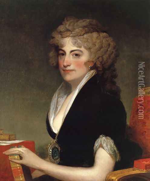 Anne Willing Bingham Oil Painting - Gilbert Stuart