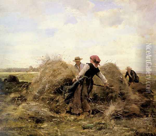 The Harvesters Oil Painting - Julien Dupre