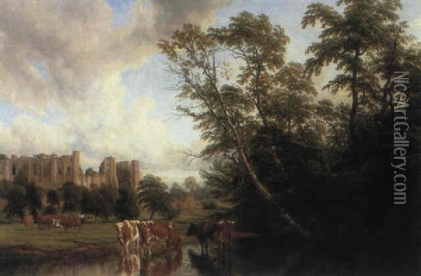 Kenilworth Castle Oil Painting - Thomas Baker