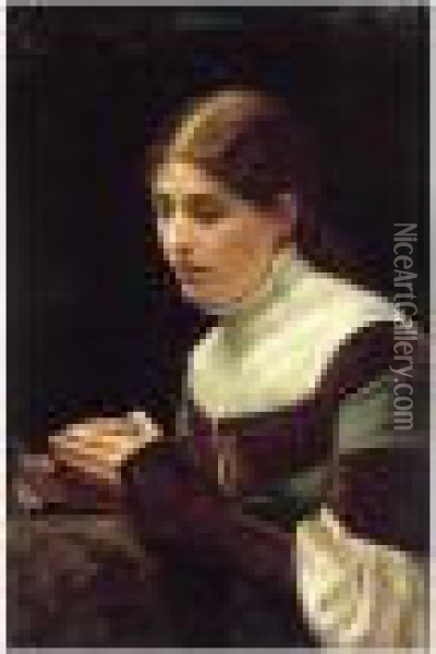 Marguerite's Prayer Oil Painting - John Lavery