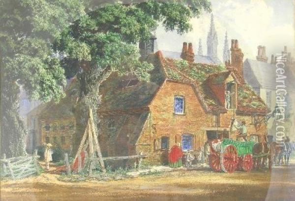 The Malthouse, Southampton Oil Painting - Philip Brannon
