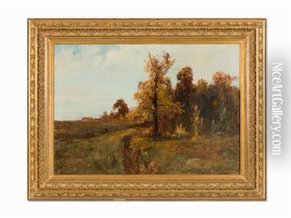 Autumn Landscape Oil Painting - Karl Rosen