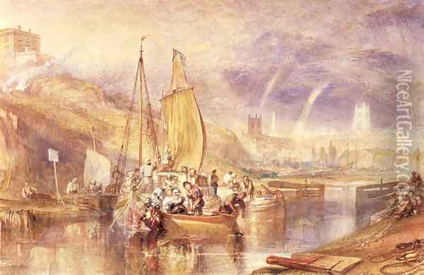 Nottingham Oil Painting - Joseph Mallord William Turner