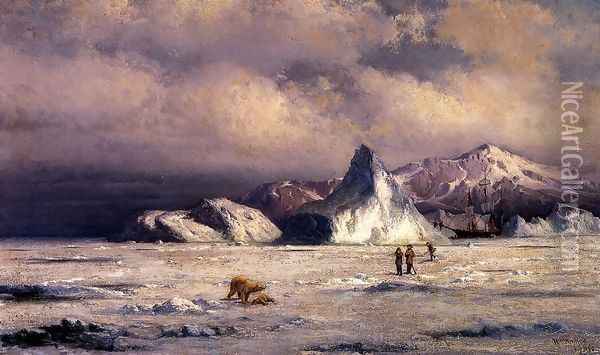 Arctic Invaders Oil Painting - William Bradford