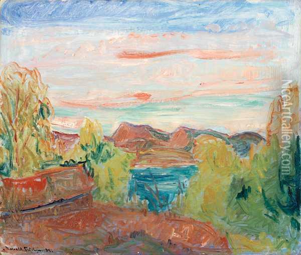 Utsyn Oil Painting - Thorvald Erichsen