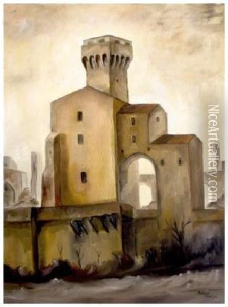 Cittadella Oil Painting - Angelo Gabriello Pio