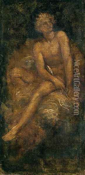 Study For Hyperion Oil Painting - George Frederick Watts