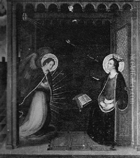 The Annunciation Oil Painting -  Giotto