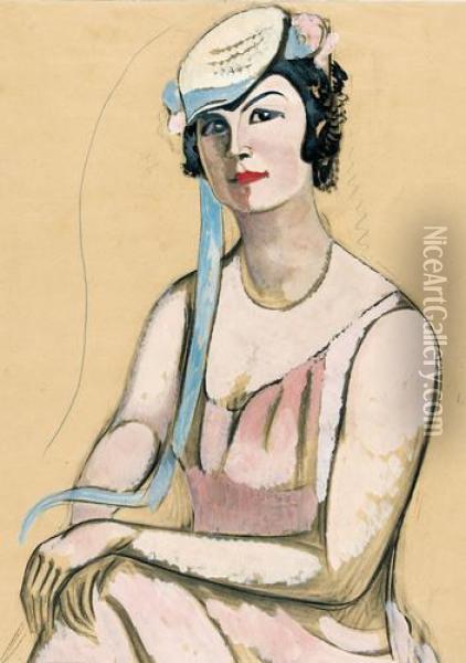Portrait De Mme Beatrice Mermod Oil Painting - David Bailly