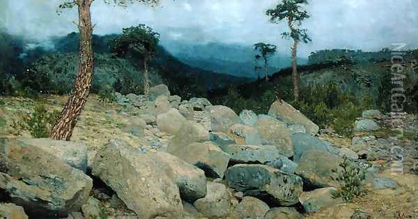 In the Crimean Mountains, 1886 Oil Painting - Isaak Ilyich Levitan