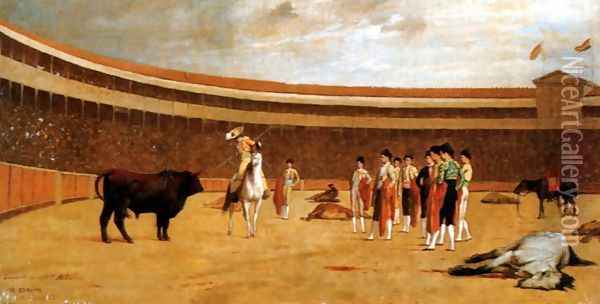 The Picador Oil Painting - Jean-Leon Gerome