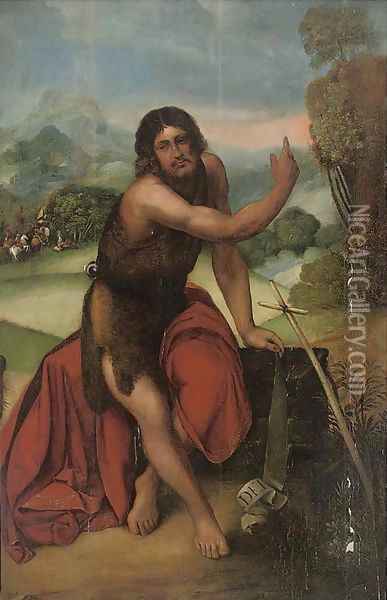 Saint John the Baptist Oil Painting - Dosso Dossi