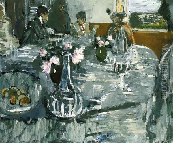 The Table I Oil Painting - Jean-Edouard Vuillard