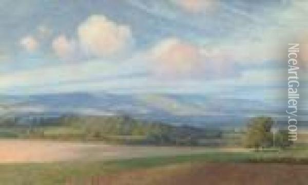 The South Downs Oil Painting - Dicksie Frank
