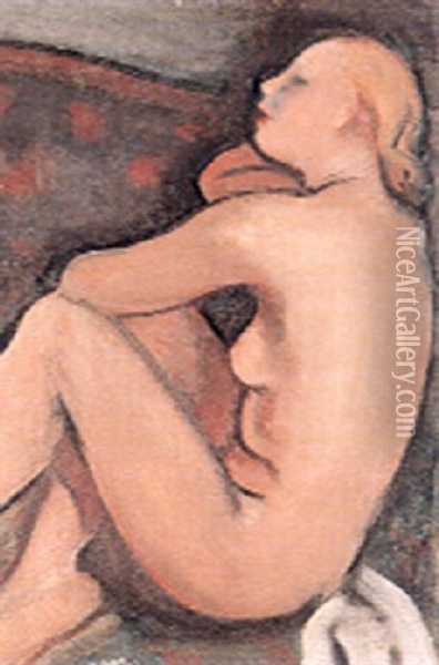 Femme Nue Oil Painting - Georges (Karpeles) Kars