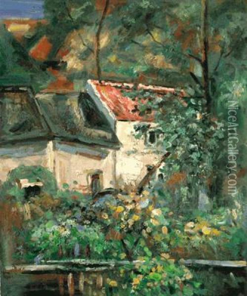 House Of Piere La Croix Oil Painting - Paul Cezanne