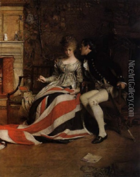 The First Union Jack Oil Painting - George Williams Joy