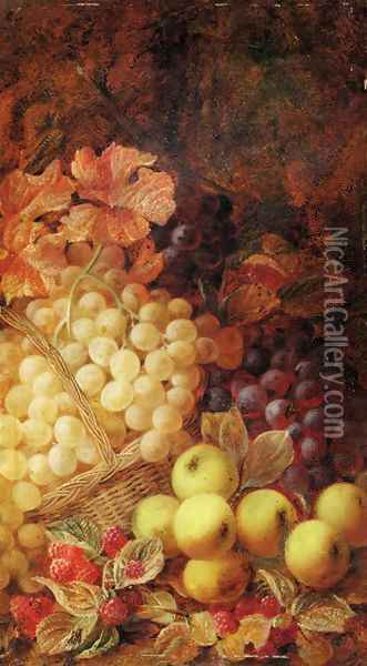 A basket of fruit Oil Painting - Hendrik Lens