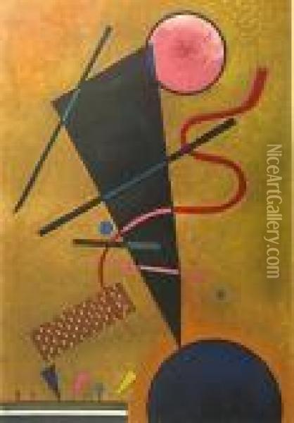 Untitled (abstraction) Oil Painting - Wassily Kandinsky