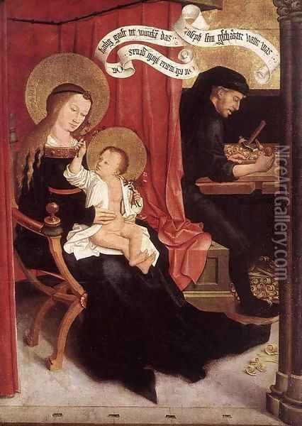 Holy Family 2 Oil Painting - Bernhard Strigel