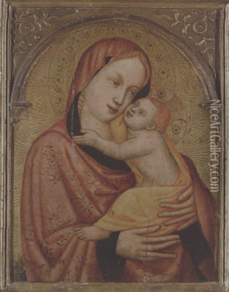 The Madonna And Child Oil Painting - Zanino di Pietro