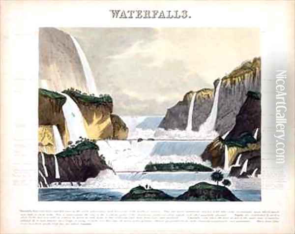 Waterfalls Oil Painting - John Emslie