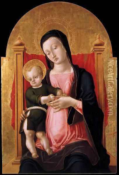 Madonna and Child 2 Oil Painting - Bartolomeo Vivarini