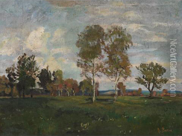 Landscape Oil Painting - Henri Beau