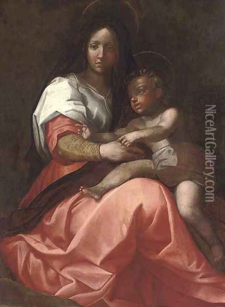 The Madonna and Child Oil Painting - Andrea Del Sarto