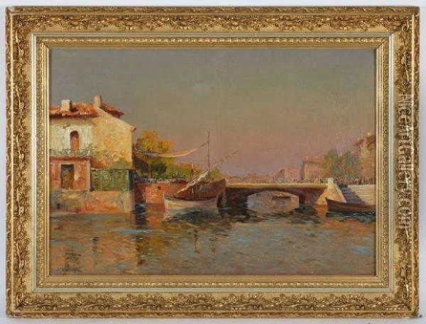 Le Port De Marseille Oil Painting - Victor Emile Cartier