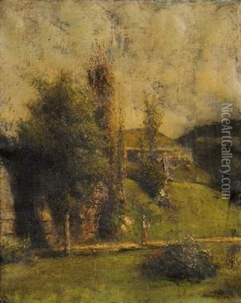 Paysage Oil Painting - Cherubino Pata