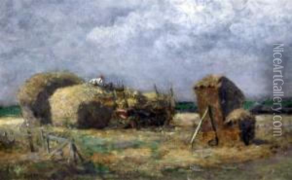 The Haystack Oil Painting - Robert McGregor