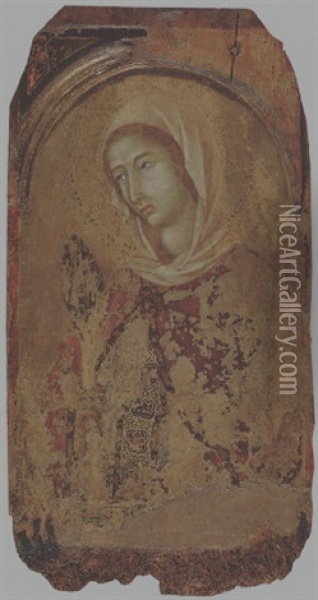 A Female Martyr Oil Painting - Niccolo Segna di Buonaventura