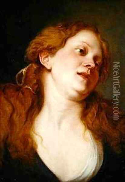 The Penitent Magdalen Oil Painting - Sir Anthony Van Dyck