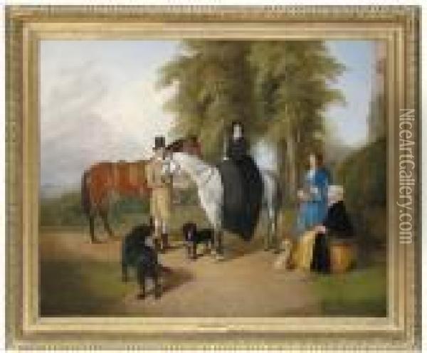 The Morning Ride Oil Painting - Henry Hetherington Emmerson