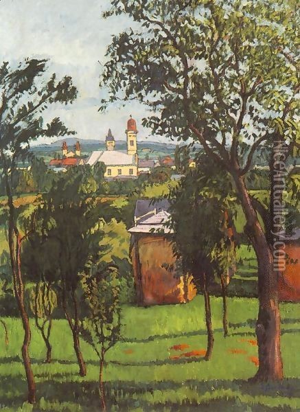 Landscape 1913 Oil Painting - Robert King
