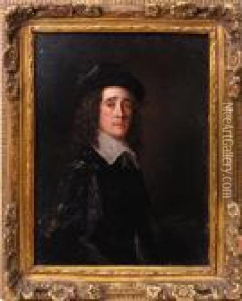 Portrait D'homme Oil Painting - J.D. Stevens