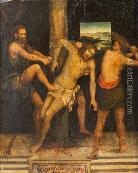Crucifixtion Oil Painting - Filippo (Filippino) Lippi