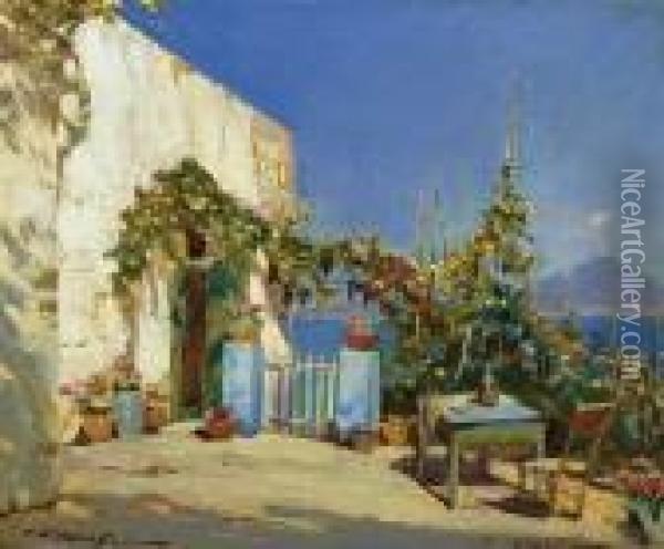 Capri. Oil Painting - Constantin Alexandr. Westchiloff