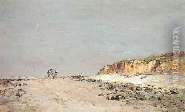 Playa de Villerville 3 Oil Painting - Carlos de Haes