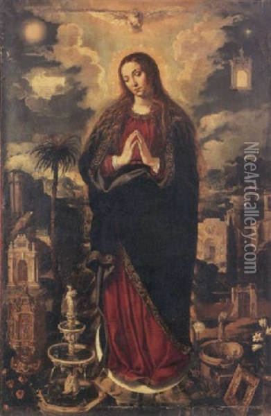 The Immaculate Conception Oil Painting - Vicente Carducho